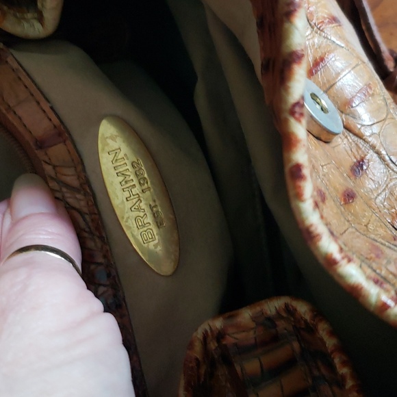 🐊 BRAHMIN SHOULDER BAG - Picture 12 of 15